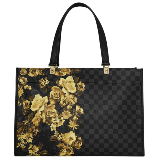 Sprayground Τσάντα ώμου Gold Floral Remix Tortuga Tote Bag